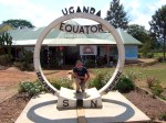 At the Equator, 100km from Kampala