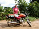 Commandeering a boda boda in Uganda